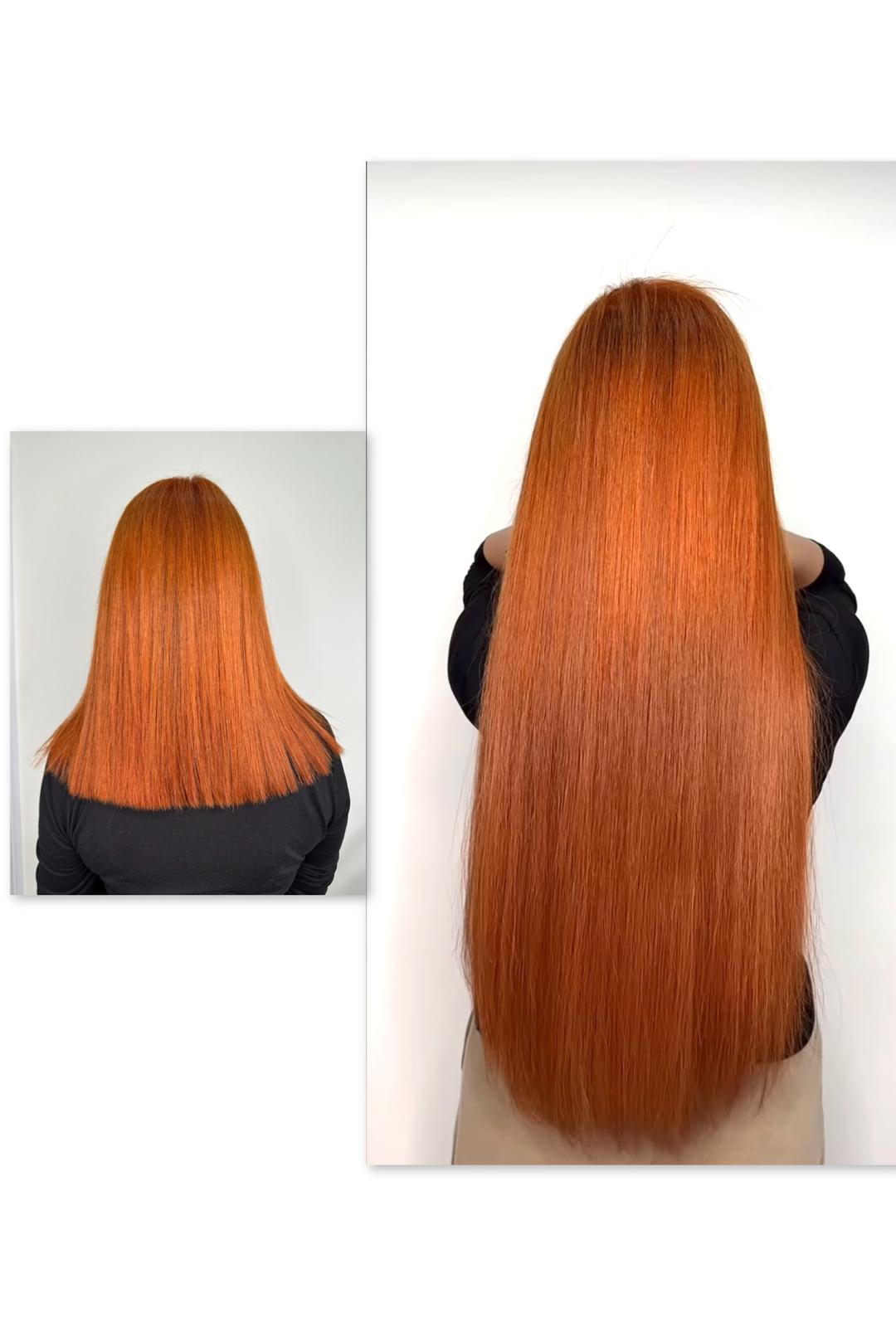 VIBE Extensions LA hair transformation 8 — before and after